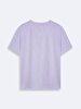 Palmtree Beach With Print Lilac T-shirt