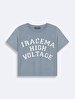 Print Blue T-shirt