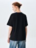 Oversized Palmtree Photo Print With Print Black T-shirt