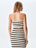Striped Print Ribbed Ball Dust Athlete