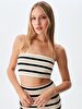 Striped Print Ribbed Ball Dust Athlete