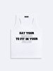 Print Wide Collar White Athlete