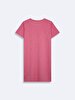Short Sleeve Basic Pink Dress