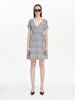 Pattern Short Dust Dress