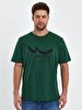Crew Neck Basic Short Arm Regular Green T-shirt