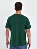 Crew Neck Basic Short Arm Regular Green T-shirt