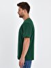 Crew Neck Basic Short Arm Regular Green T-shirt