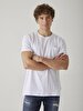 Crew Neck Basic Short Arm Regular White T-shirt