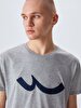 Crew Neck Basic Short Arm Regular Grey T-shirt