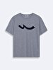 Crew Neck Ltb Logo Grey T-shirt