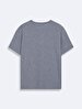 Crew Neck Ltb Logo Grey T-shirt