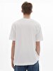 Crew Neck Basic Short Arm Relaxed White T-shirt