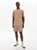 Crew Neck Basic Short Arm Relaxed Pink T-shirt