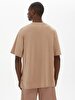 Crew Neck Basic Short Arm Relaxed Pink T-shirt