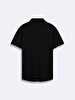 Short Sleeve Knitting Black Shirt