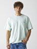 Comfortable Cut With Pockets Green T-shirt