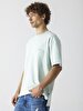 Comfortable Cut With Pockets Green T-shirt
