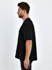 Comfortable Cut With Pockets Black T-shirt