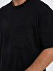 Comfortable Cut With Pockets Black T-shirt