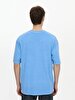 Crew Neck Basic Short Arm Regular Blue T-shirt