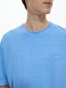 Crew Neck Basic Short Arm Regular Blue T-shirt
