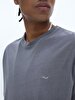 Crew Neck Basic Short Arm Regular Grey T-shirt