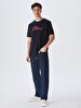 Crew Neck Basic Short Arm Regular Navy T-shirt