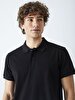 Polo Basic Short Arm Regular Black T-shirt