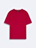 Crew Neck Basic Purple T-shirt