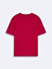 Crew Neck Basic Purple T-shirt