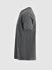 Crew Neck Basic Anthracite T-shirt