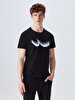 Crew Neck Basic Short Arm Regular Black T-shirt