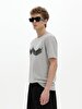 Crew Neck Basic Short Arm Regular Grey T-shirt