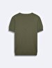Short Sleeve Basic Knitwear Green Pullover