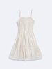 Basic Spaghetti Strap White Dress