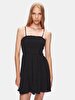 Basic Spaghetti Strap Black Dress