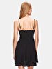 Basic Spaghetti Strap Black Dress