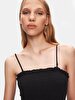 Basic Spaghetti Strap Black Dress