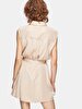 Basic Sleeveless Beige Dress