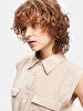 Basic Sleeveless Beige Dress