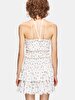 Flower Print Mini Lilac Dress