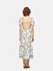 Basic Flower Print Woven Dress