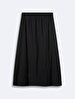 Basic Midi Black Skirt
