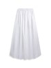 Basic Midi White Skirt