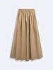 Basic Midi Long Beige Skirt