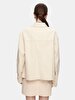 Long Sleeve With Hood Beige Jacket