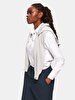 Basic Pompom Long Sleeve White Shirt
