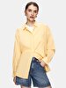 Long Sleeve Pompom Orange Shirt