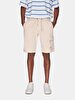 Basic Midi Regular Beige Shorts