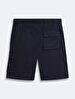 Basic Midi Regular Navy Shorts